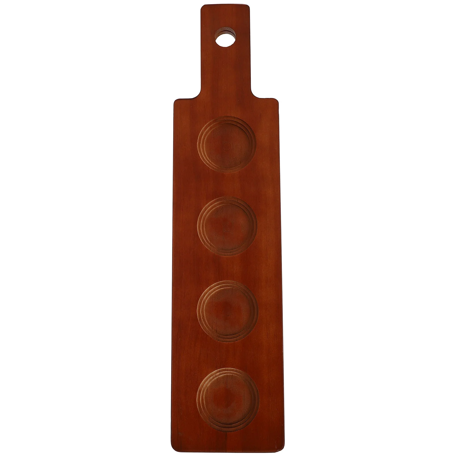

Flight Beer Tray Serving Wood Paddle Tasting Shot Sampler Rack Holder Board Wooden Server Cup Bottle Stand Display Platter