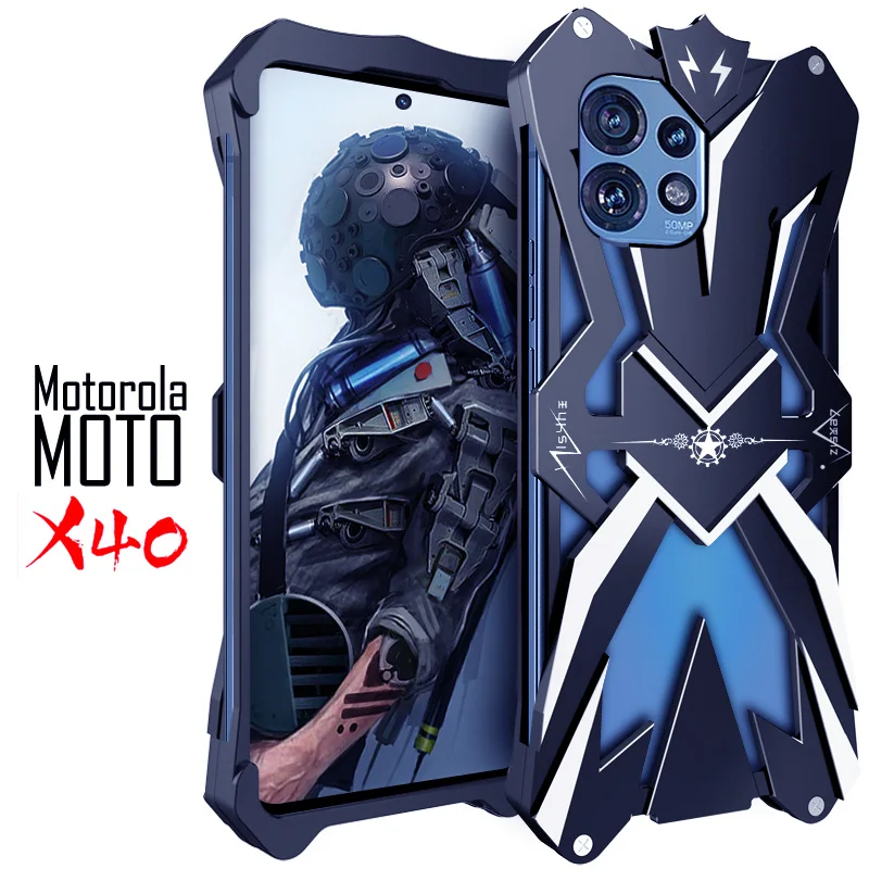 Оригинальный Роскошный усиленный металлический алюминиевый чехол Zimon с