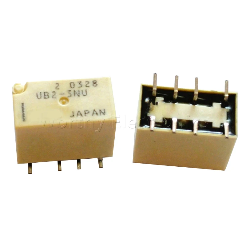 Бесплатная доставка 10 шт./лот UB2-3NU 3VDC 1A реле сигнала 8 контактов импортное новое оригинальное