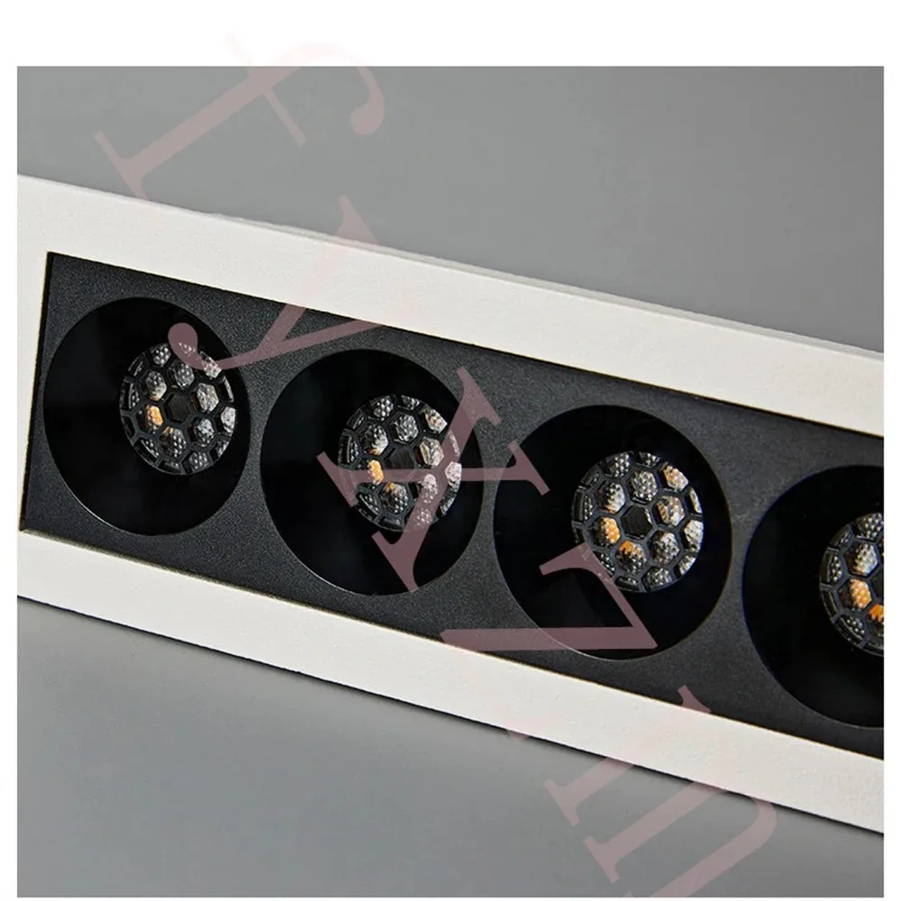 DALI Встраиваемый антибликовый линейный светильник с регулируемой яркостью 5 Вт 10