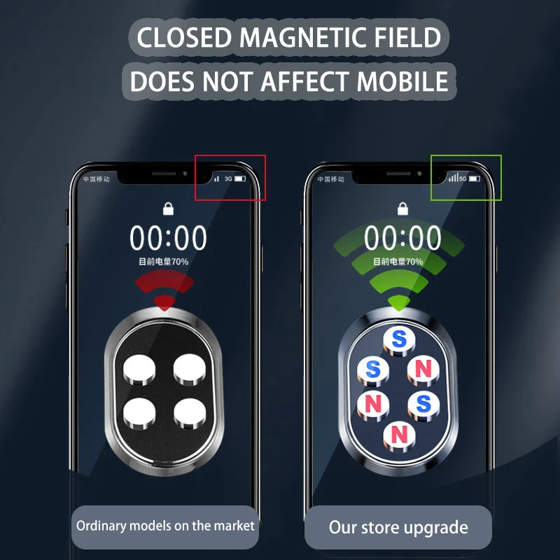 Металлический магнитный кронштейн для автомобильного телефона с GPS-держателем