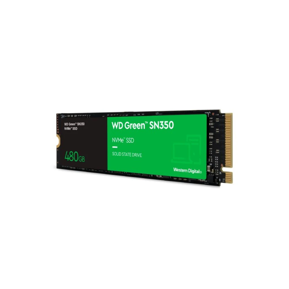 

Ssd Wd 480Gb Green M.2 2280 Sn350 Nvme Pcie Wds480G2G0C
