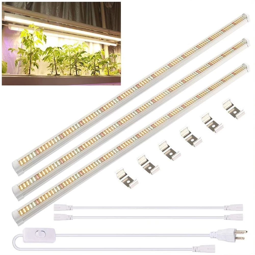 

SINJIAlight Фитолампа Т8 120 см 60Вт Полный спектр 3шт