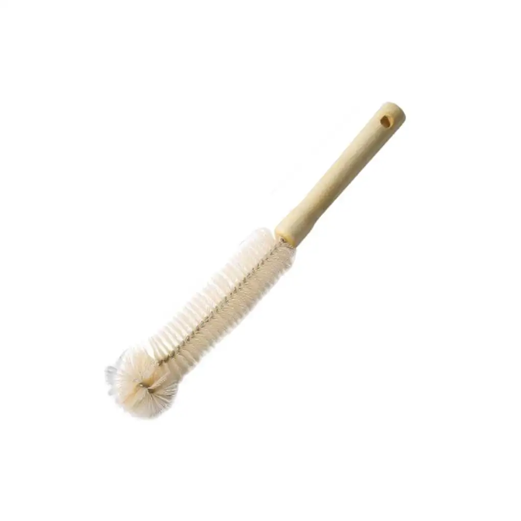 Baby Bottle Brush Cup Tube Wood Handle Cleaning Tool Glass Water Coffee Milk Mug Brushes Kitchen Gadgets Blender Scraper