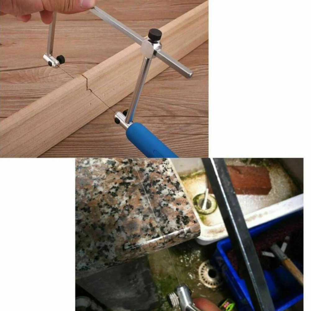 

Brand New Hand Tools Home Tool Parts Saw Blades Cutting Wire 1M Length 2pcs Set Diamond Single-line 0.26mm/0.37mm