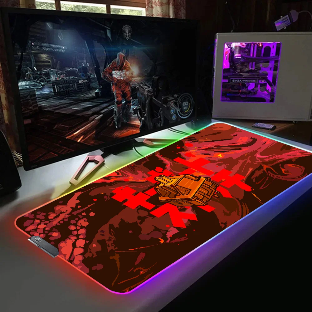Игровой Настольный коврик для клавиатуры и ПК аксессуары Xxl мыши Rgb игровые
