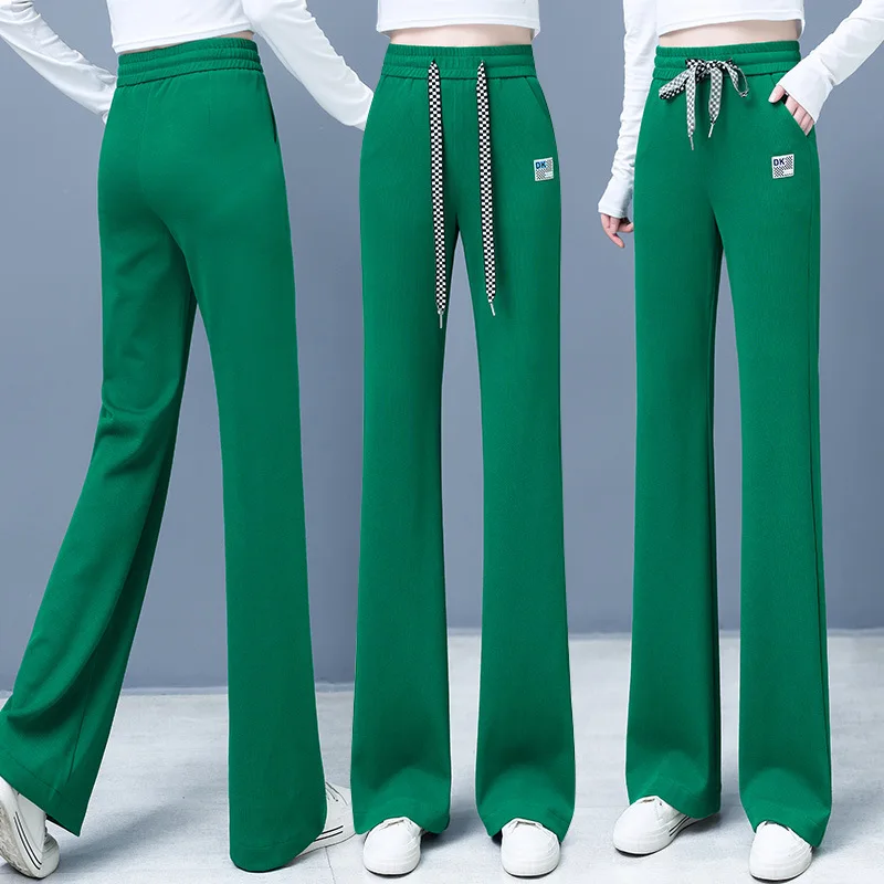 

Casual Wide-leg Pants Women's High Waist, Thin and Sagging 2022 Spring and Summer New Straight-leg Mopping Sports Pants