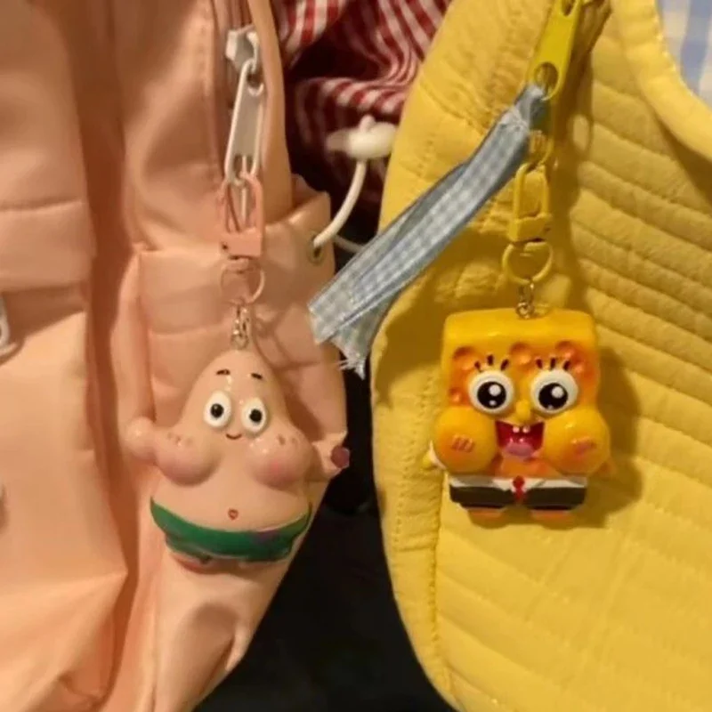 Губка Боб Патрик искусственный Мультфильм Аниме Рюкзак Подвеска девочка милый