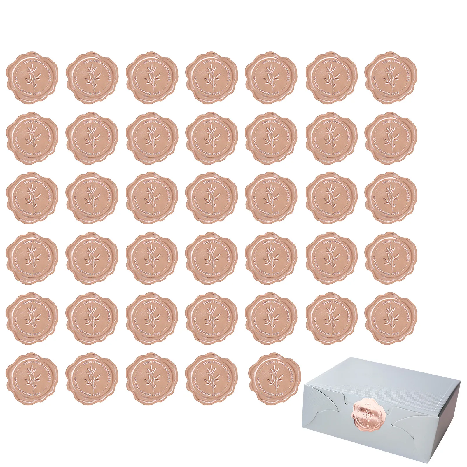 

80 шт., креативные элегантные декоративные наклейки с рисунком листьев