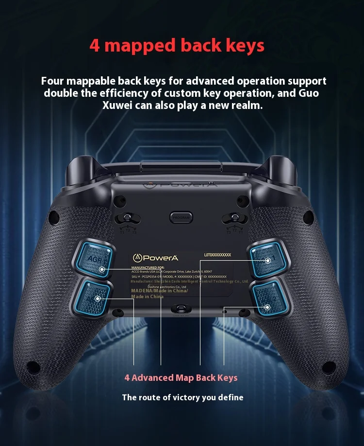 Беспроводной контроллер PowerA Battle Dragon Series 1200 мАч Bt для Opsv3 Pro Rgb Hall 1k