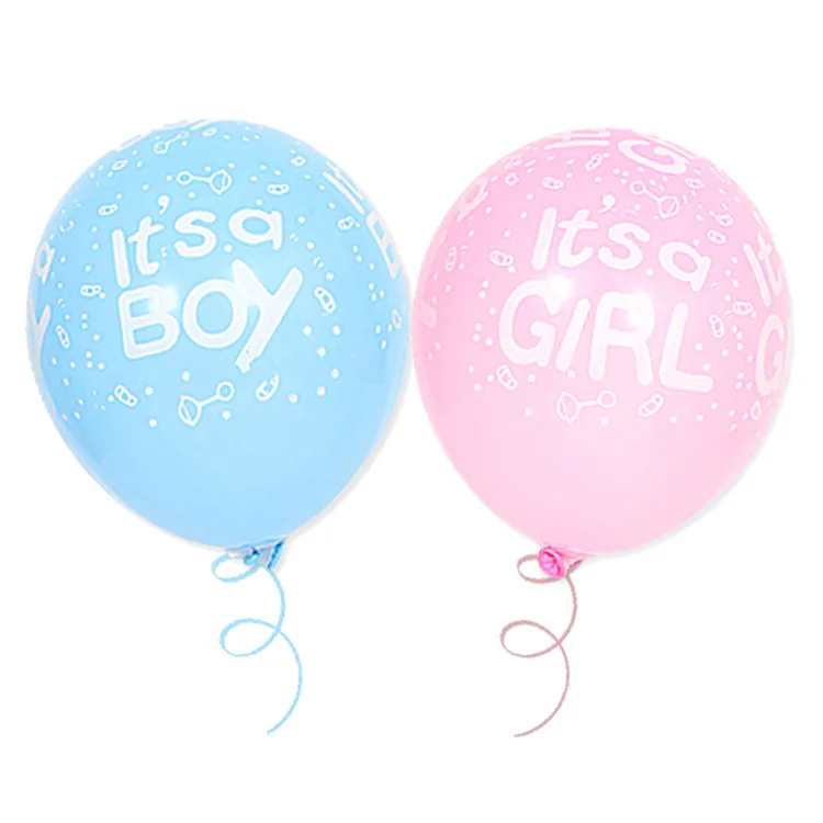 

10/50/100/200pcs Its a boy Girl balloons 12inch 2.8G latex round Blue Pink balloon Baby shower party Gender Reveal party decor