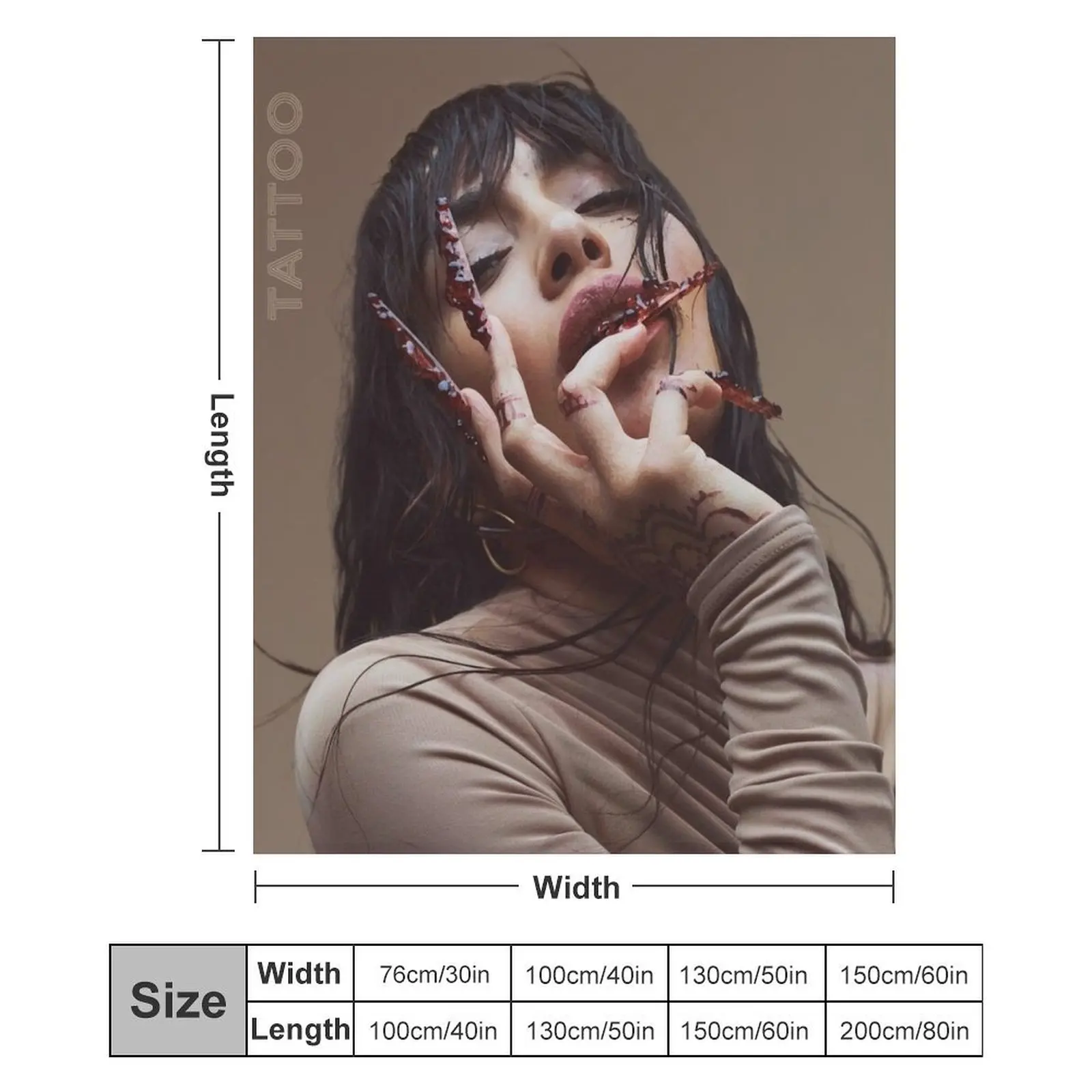 Классическая футболка Loreen Tattoo 2023 одеяло