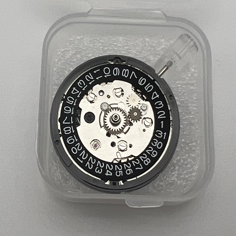 Japan Seiko NH34A Mechanical Movement 4 Pointer GMT Date 3/3.8 Crown High Precision Automatic Movement