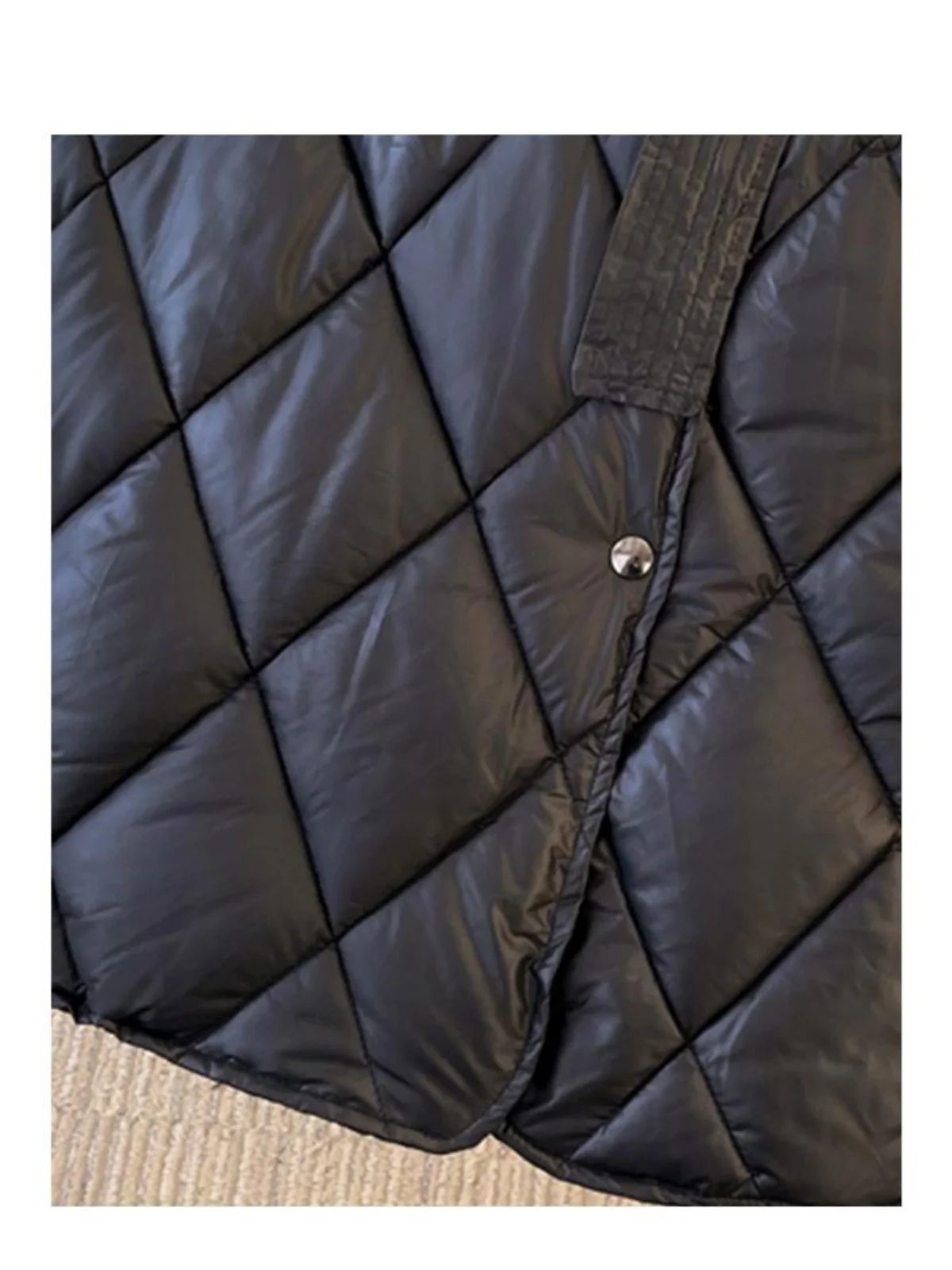 Plus Size Cara Club Plus size Cotton-padded jacket Outerwear Women Autumn and Winter Fat Sister mm Loose Slimming Popular Thi...