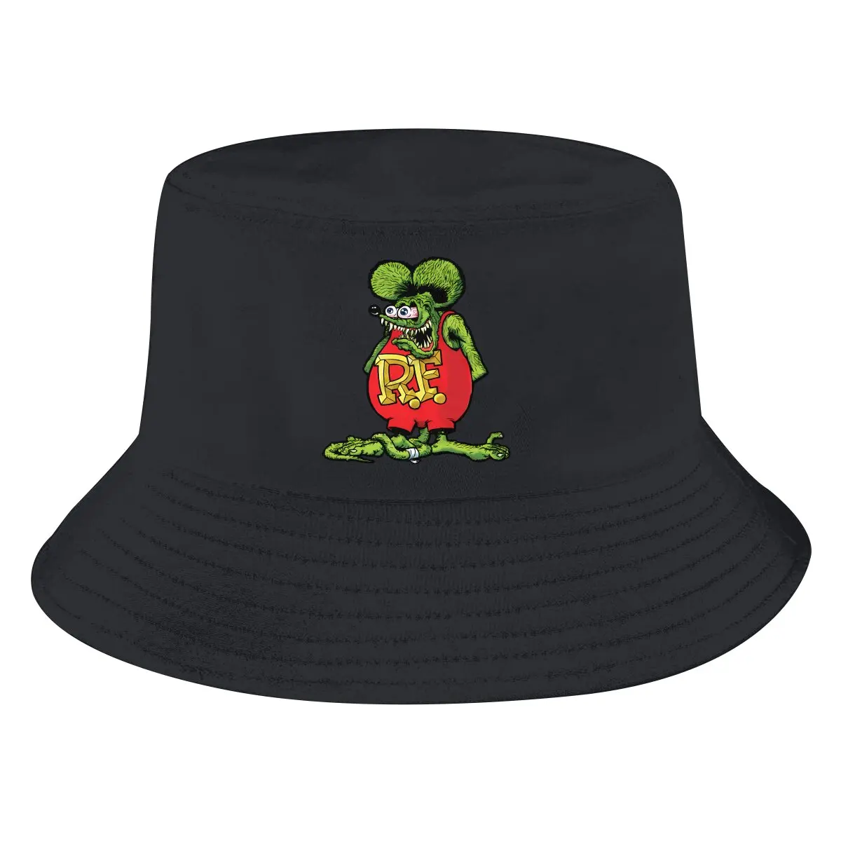 

Humor Bucket Hat Tales Of The Rat Fink Cartoon Film Fashion Bucket Hats Men Women Outdoor Fisherman Caps Beach Girl Boy Hat