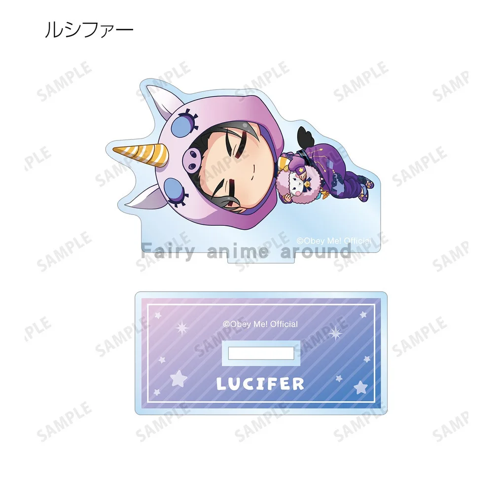 Игра 2-Obey Me аниме Belphegor Люцифер Мамон Левиафан Асмодус Вельзеуб акриловая