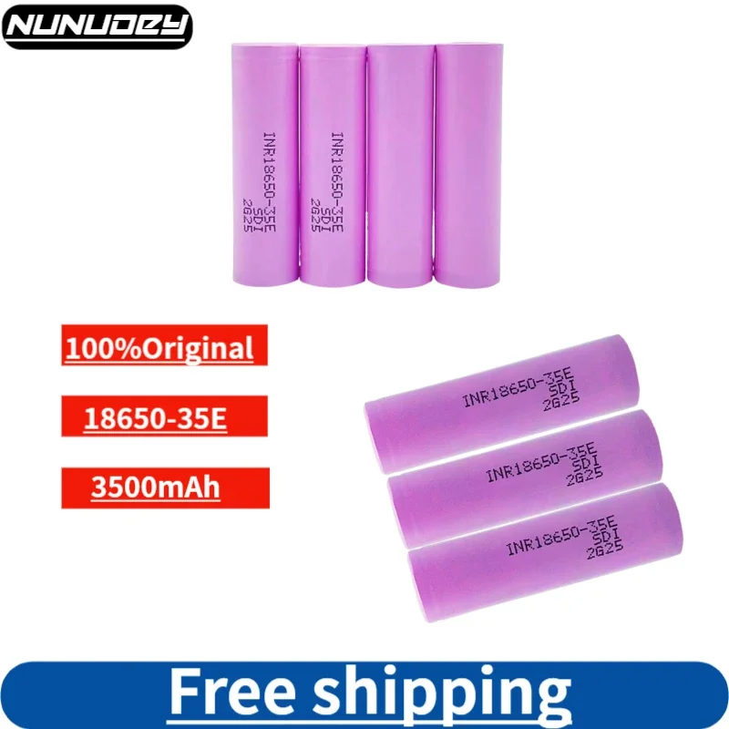 

35E 18650 Batterie 18650 35E 3500mAh 3.7V 25A 18650 Lithium - Ion De Haute Puissance Origine Outil Electrique 35E INR