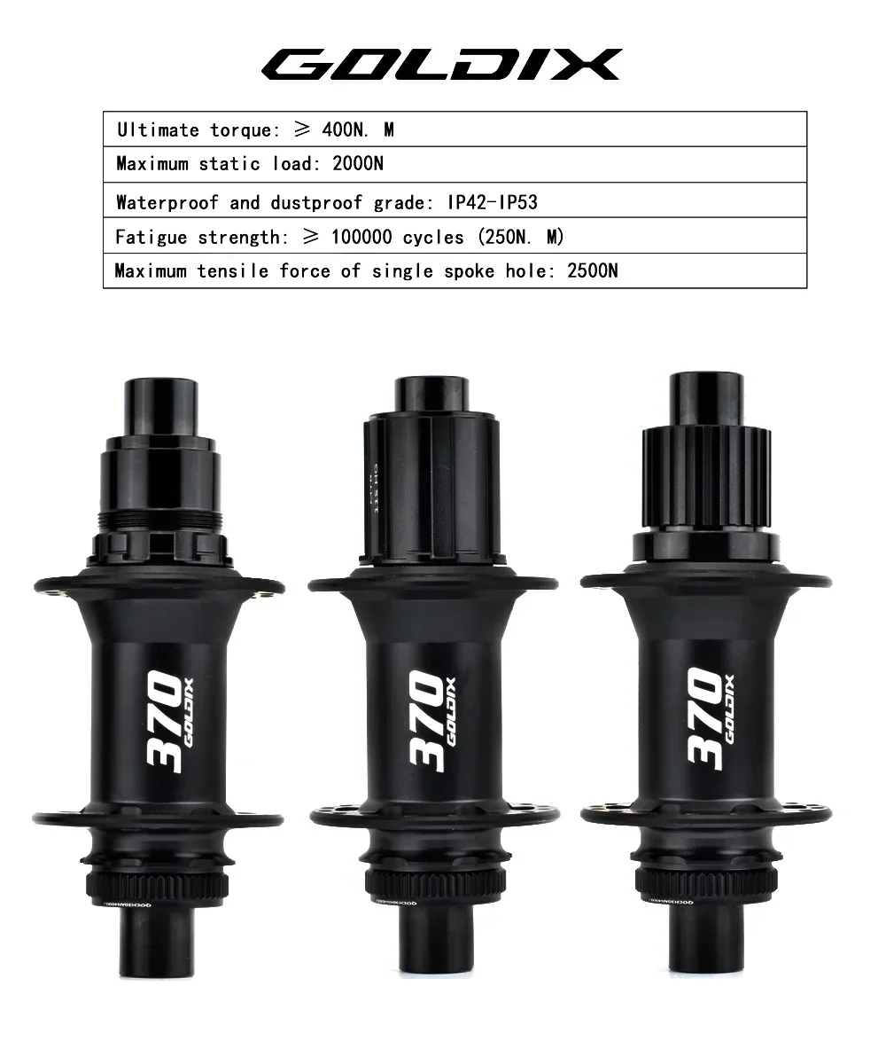 GOLDIX GDX370 32H Ступица Заднего Колеса Велосипеда J-Bend Boost 148 Мм С Дисковым Тормозом