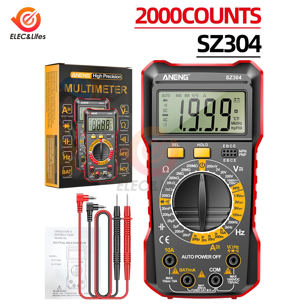 

Aideepen Мультиметр SZ304 SZ305