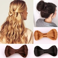 fashion realistic bow wig hairpin bow girl hair clip cute wig popular hairpin side clip hair accessories girl gift