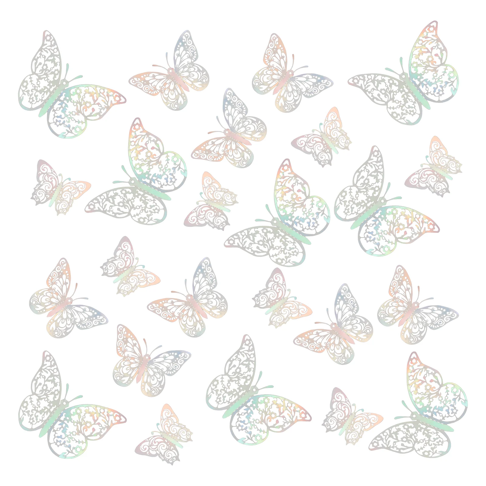 

Wall Butterflies Stickers Decorations Decals 3D Decal Sticker Decorative Party 70S Decor Mural Room Kids Nursery Home decor
