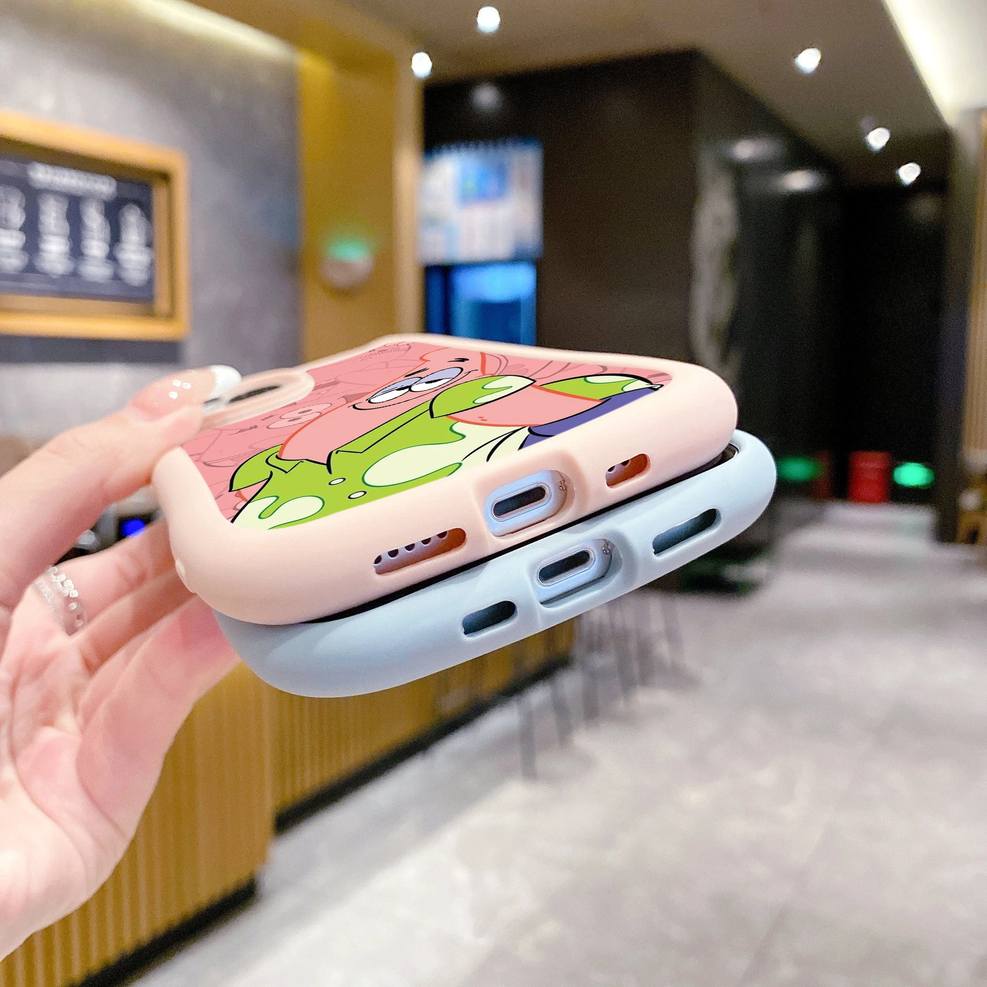 Мягкие чехлы с кошачьими ушками для телефонов iPhone 15 14 13 12 11 Pro Max Plus XR прозрачная