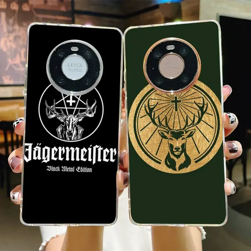 

Jagermeister Logo Phone Case for Samsung S21 A10 for Redmi Note 7 9 for Huawei P30Pro Honor 8X 10i cover