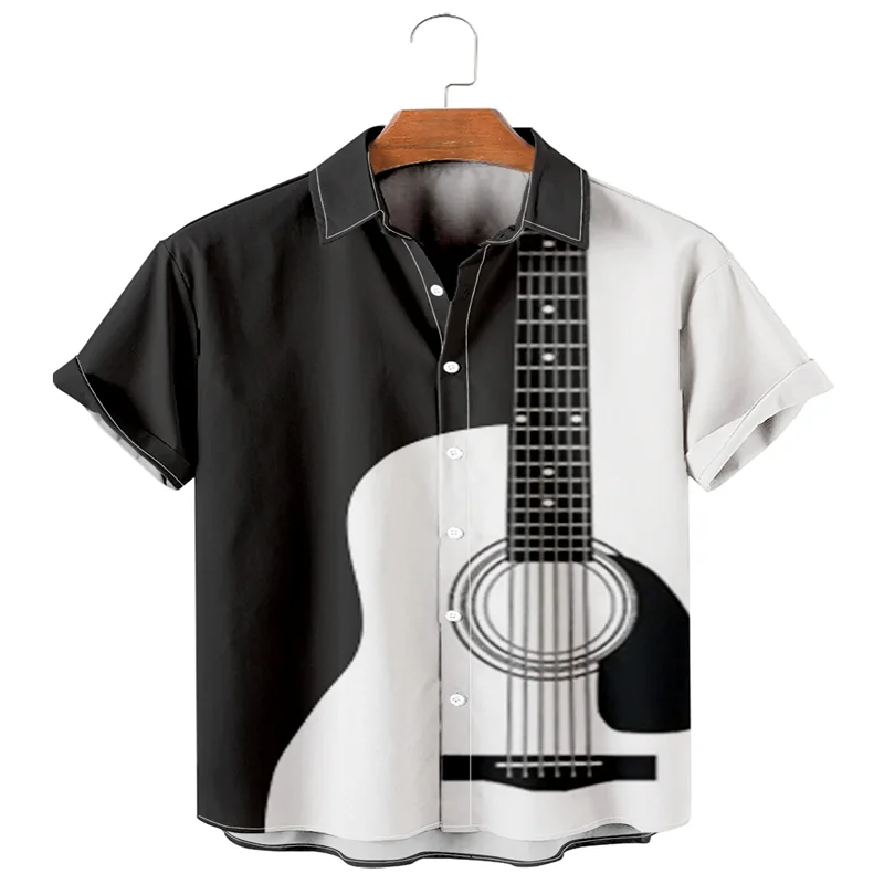 

Animal Print Patchwork Fashion Hawaiian Men's Shirts Cool Lapel Short Sleeve Streetwear Beach Summer Fashion 2022