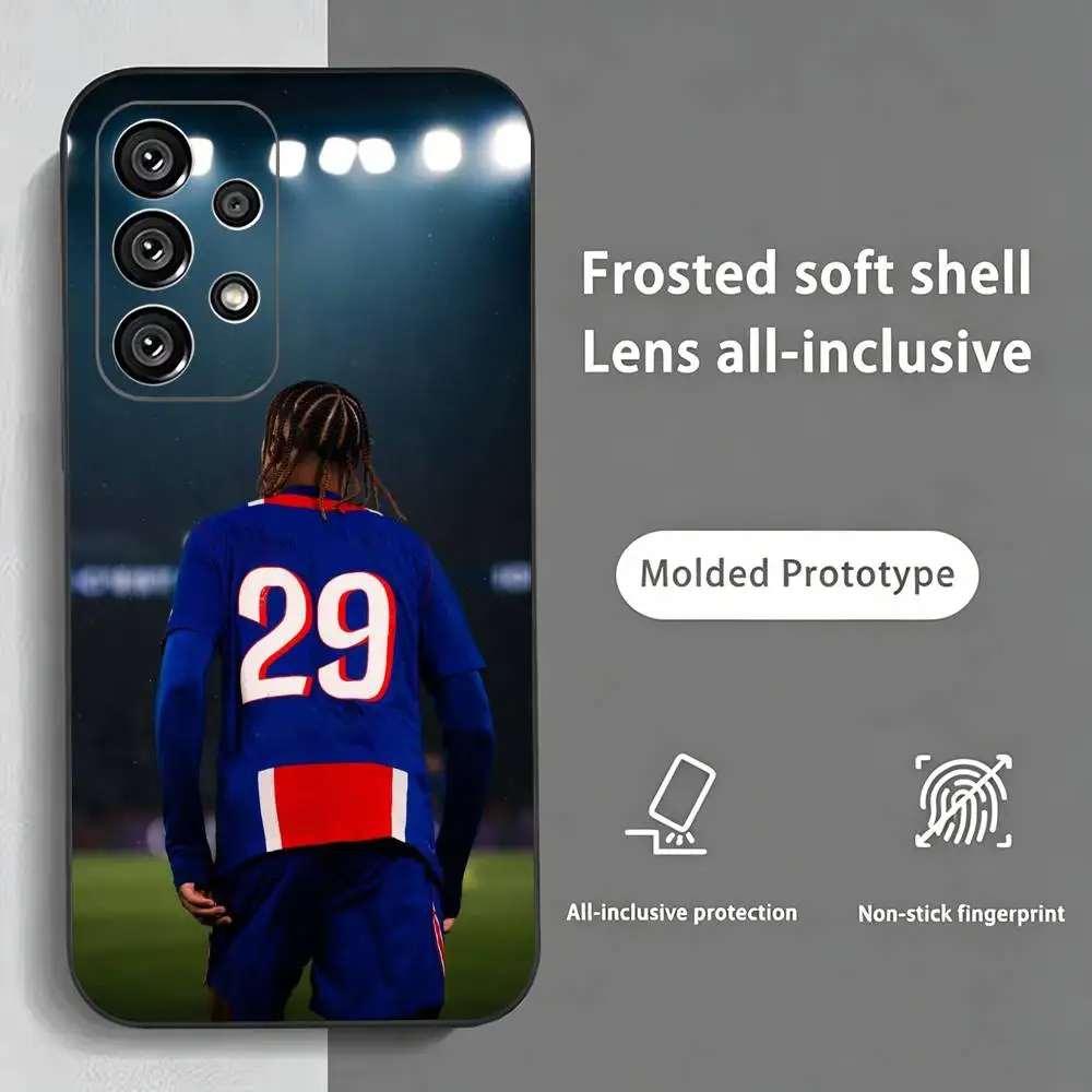 Фото Чехол для телефона Football M-Michael Olise, черный, силиконовый, мягкий, для Samsung S25, S24, S21, S22, S23, S30, Ultra, S20, Plus, FE, Lite №3