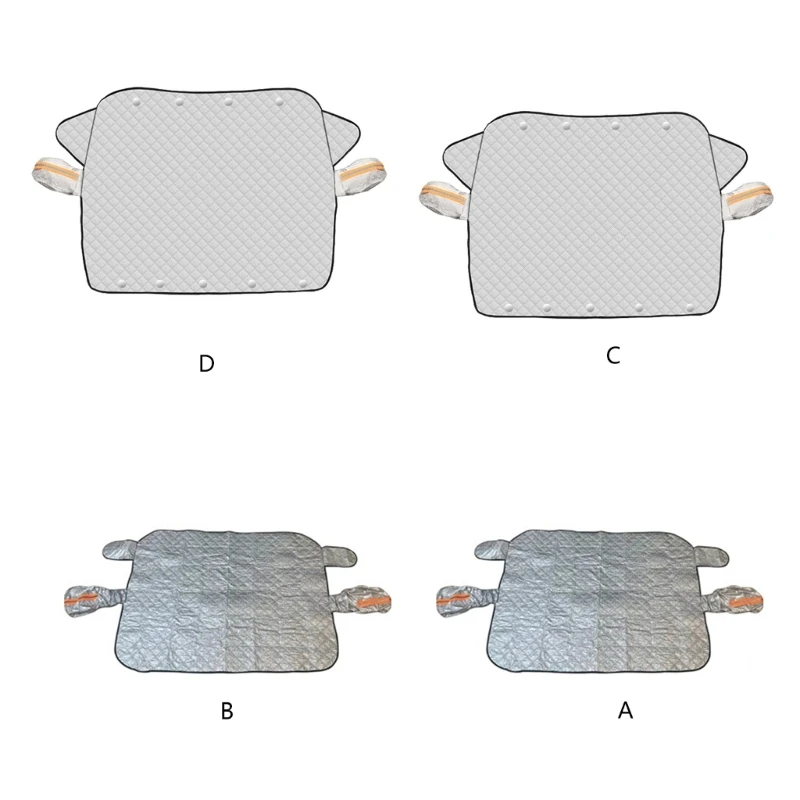 

Front Snow Frost Windshield Sunshades Protector Waterproof Winter Anti Ice Cover D7WD