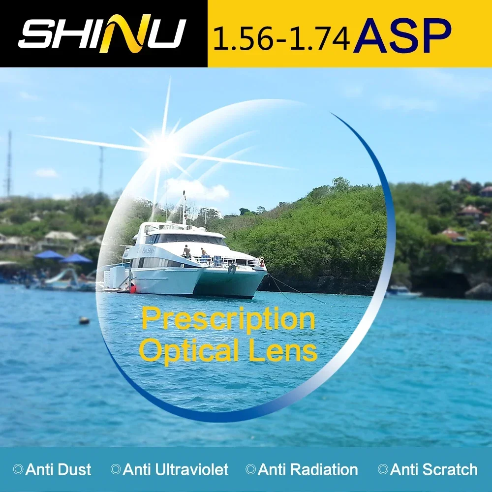 Бренд SHINU 1 56-1 74 линзы для очков по рецепту ультратонкие асферические из УФ-смолы HC