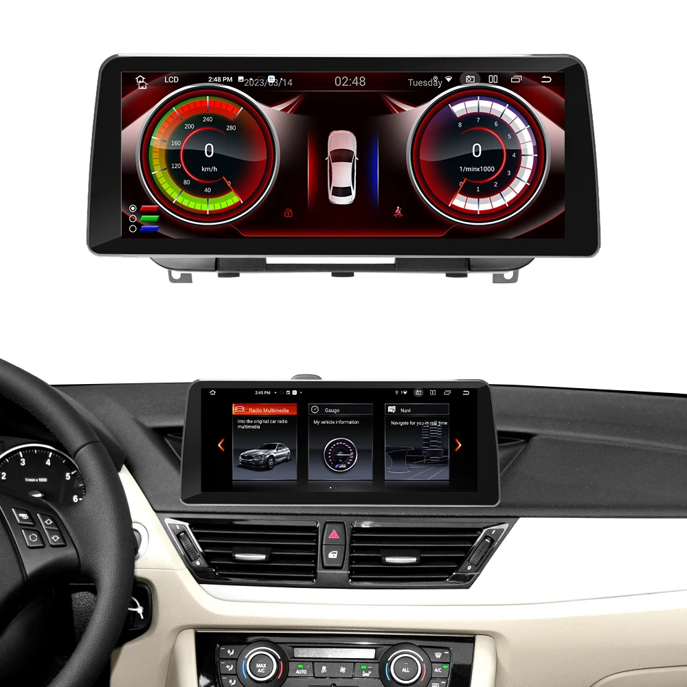 Автомобильный Android Carplay 12 автомобильный экран для телефона 3 X1 E84 2009-2015