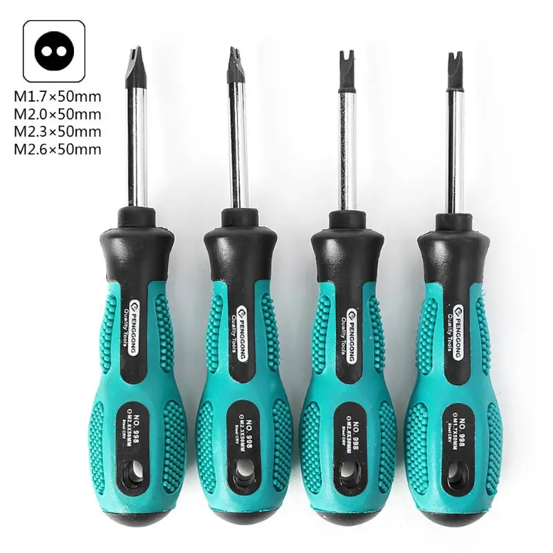 

4 Pcs Magnetic Spanner Head Screwdriver Set Nonslip Handle Hand Tool