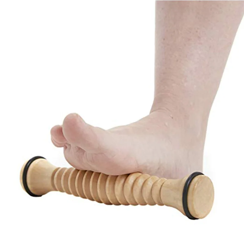 

Wooden Exercise Roller Sport Injury Gym Body Leg Foot Trigger Point Muscle Roller Sticks Massager For Feet Massage Recovery Tool
