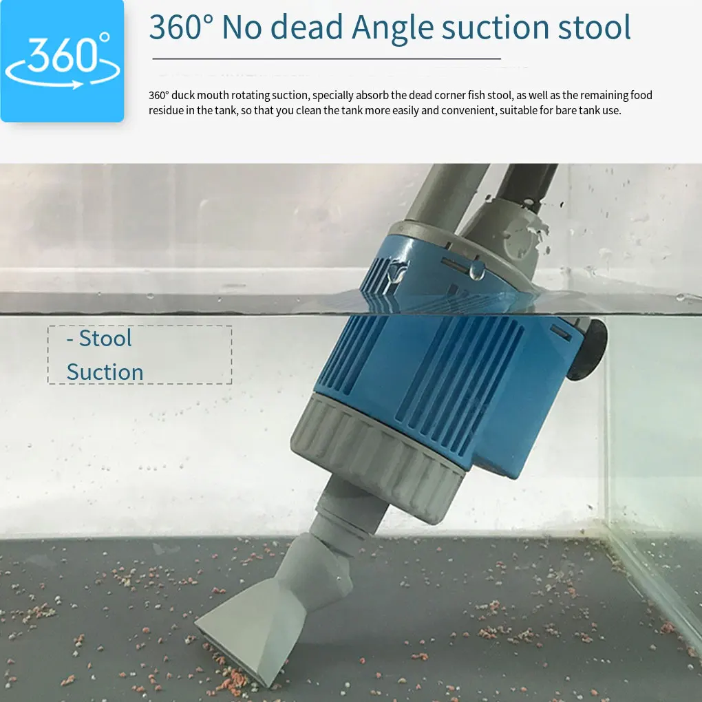 

20/28W Electric Water Changer Aquarium Fish Tank Water Change Pump Aquarium Cleaning Tools Gravel Cleaner Siphon Filter Pump