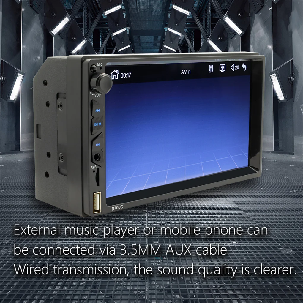 

Автомобильный MP5-плеер с поддержкой Bluetooth, автомобильное радио, видео, usb 2,0, система воспроизведения аудио, автомобильный стерео мультимедий...