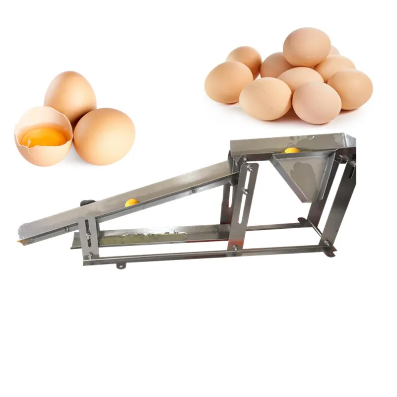

easy operation manual liquid egg white separator separating machine small egg yolk liquid making plant price