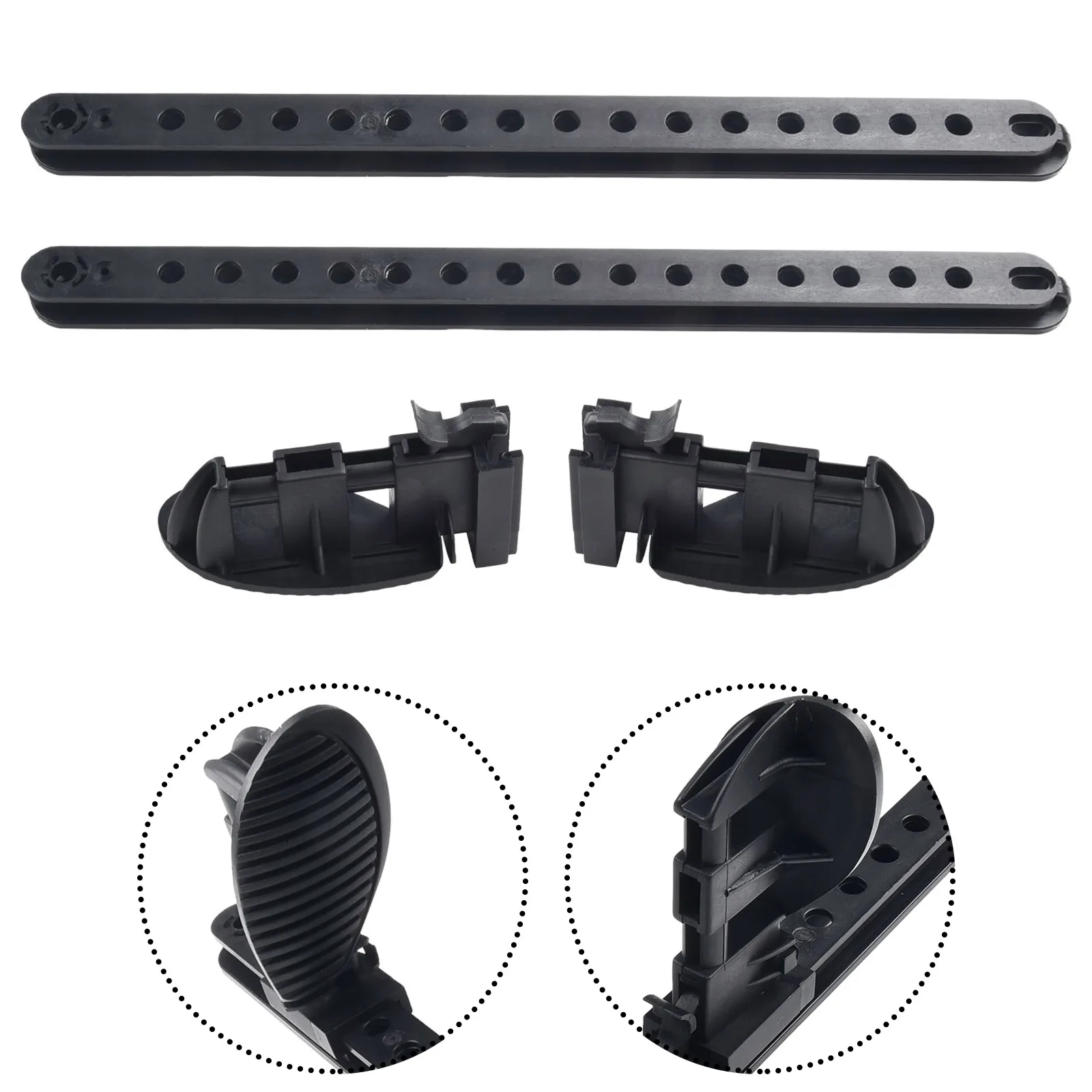 

Brace Pedal Foot 1pair 41.5 Cm / 16.3 Inches Accessories Foot Peg Rest High Quality Kayak Locking Ship Plastic