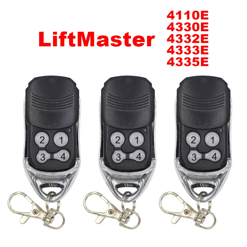 

3 PCS Gate Control Liftmaster 4335E 4335EML, HE4331, G4335E, G4335 Remote Control For Garage Door Opener Transmitter