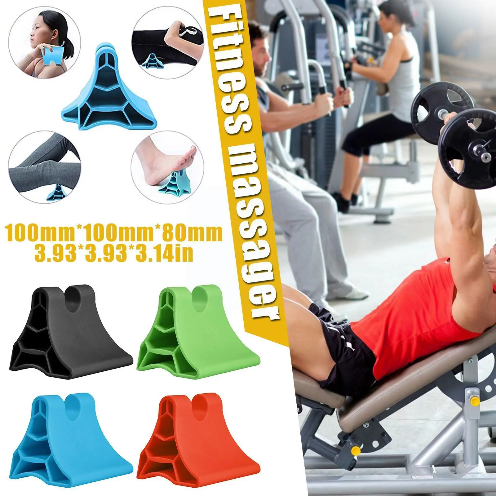 

Neck Fitness Massager ABS Comfortable Traction Device 4 Shoulder Repair Relaxer Authentic Cervical Muscle Color Portable X5G6