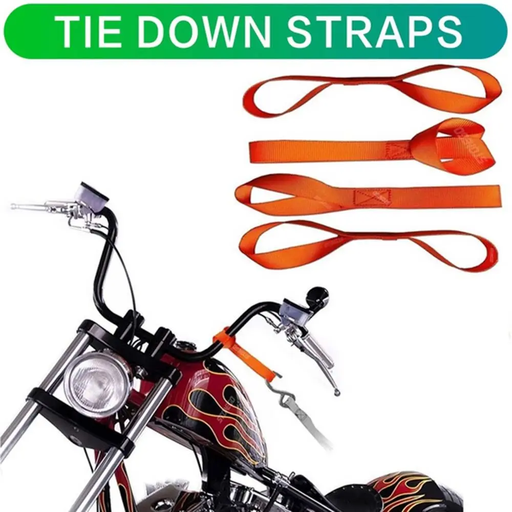 

Universal Nylon ATV Snowmobile Luggage Straps Loops Motorcycle Tie Down Straps Tension Rope Fixed Strap