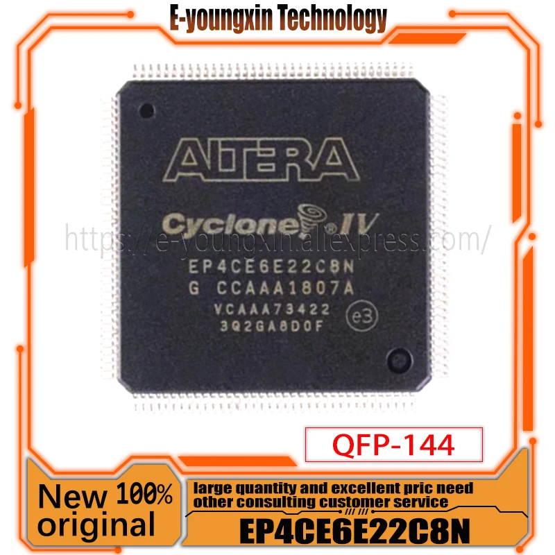 

1 шт./партия, новый оригинальный EP4CE6E22C8N EP4CE6E22 EP4CE6 TQFP144 в наличии