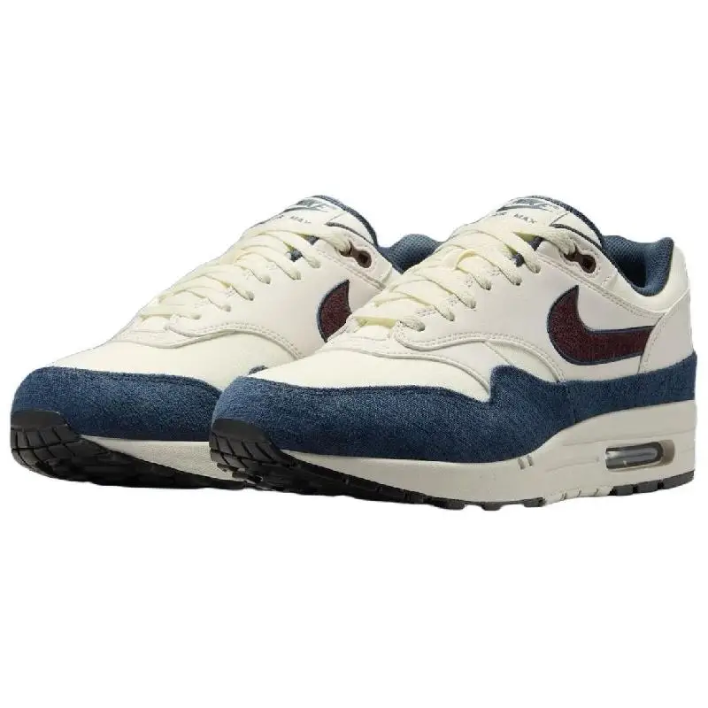 Кроссовки Nike Air Max1 Coconut Milk Burgundy Crush Navy FN6952-103