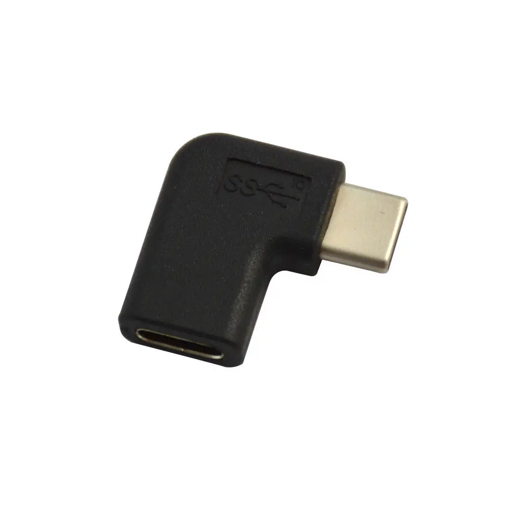 USB 3 1 Тип C гнездовой до 90 градусов угол папа адаптер конвертер Разъем USB-C адаптеры