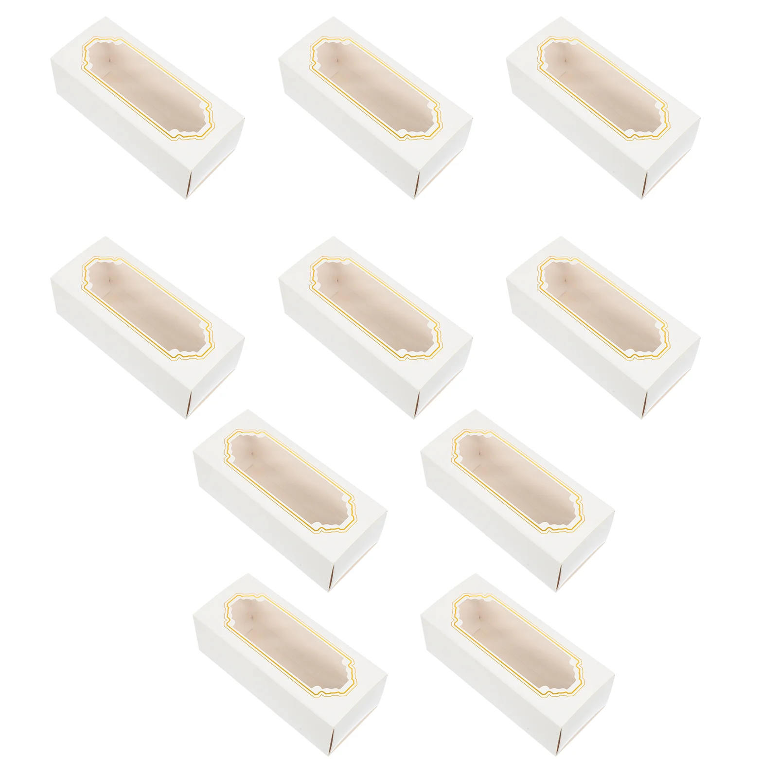 

Cake Box Packaging Container Roll Bakery White Casepacking Boxes Dessert Pastry Cardboard