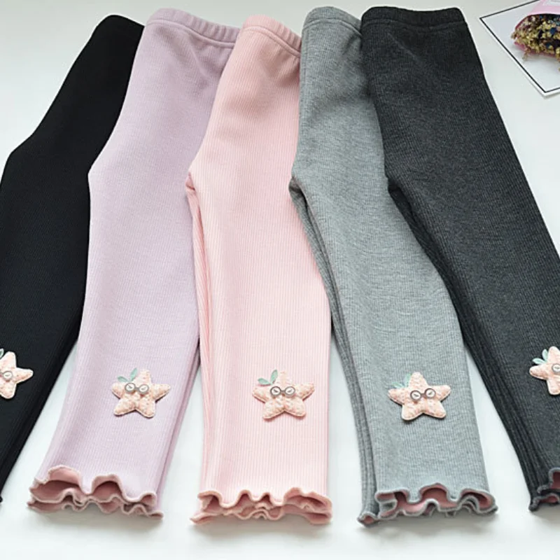 Детские осенне-зимние утепленные леггинсы для девочек | Детская одежда и обувь