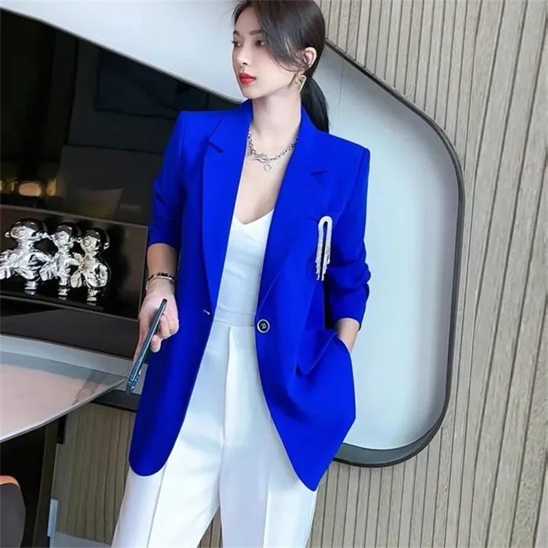 2022 весенне-осенний костюм куртка в стиле Ins и западном со скидкой возраста