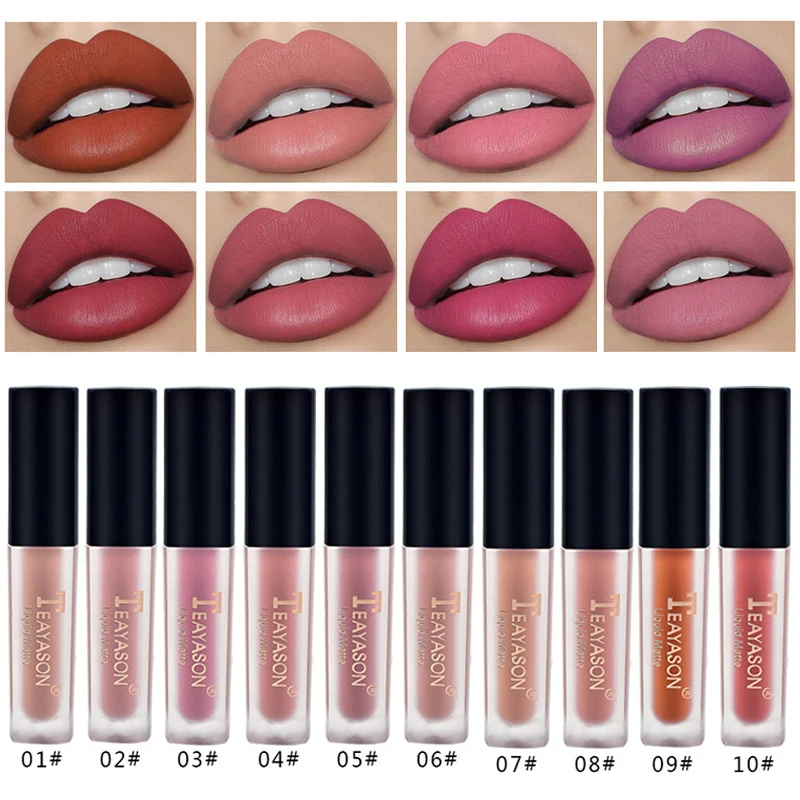 

12 Color Velvet Matte Lipstick Lip Set Nude Makeup Liquid Lip Stick Waterproof Long Lasting Make Up Red Lip Gloss Pencil Kits