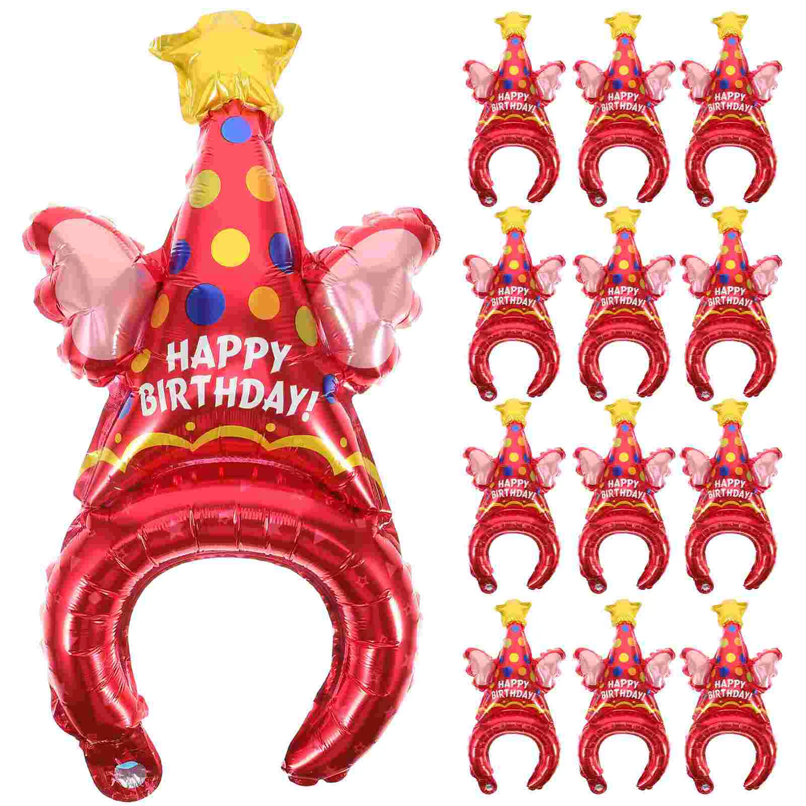 

Party Balloon Hat Headband Headpiece Birthday Favors Aluminum Film Headbands Bunny Gifts