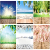shengyongbao spring forest wooden floor photography backgrounds sky sea scenery baby photo backdrops studio 21415 fgm 03